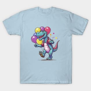 Dino and balloons T-Shirt